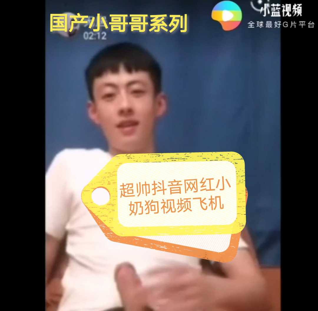 超帅抖音网红小奶狗戈优视讯飞机
