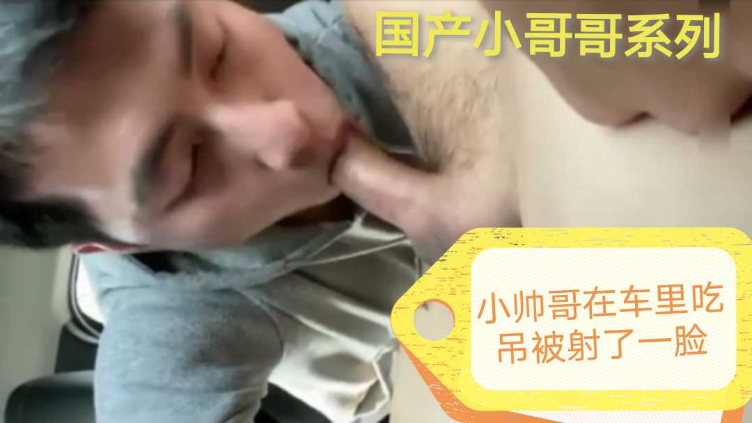 小帅哥在车里勾引乘客吃吊被射了一脸