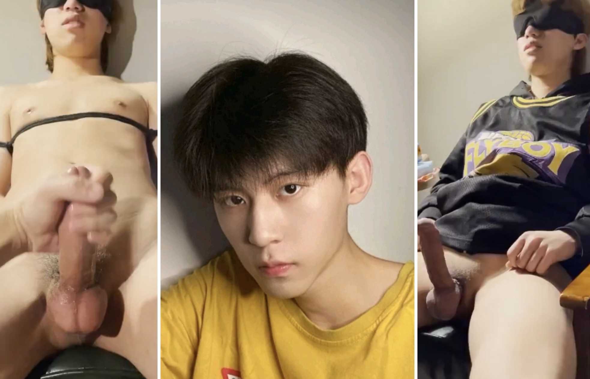 传媒大一学弟被金主爸爸控射，又大又会叫